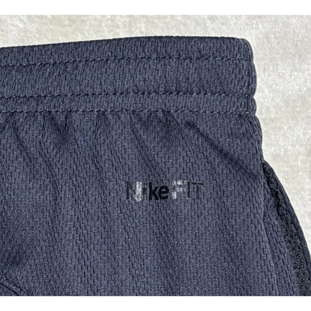 Nike Athletic Shorts Mens Large Blue FitDry Brief Lined Embroidered Logo Vintage